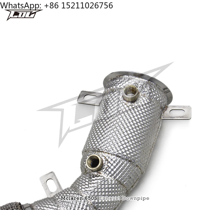 COC 304Stainless Steel Performance Race Sport Downpipe for Mclaren 650S/600LT/P1 MP4 12C 2013-2019 Exhaust System