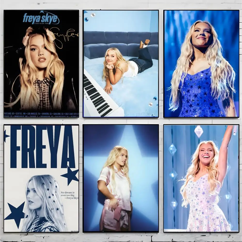Singer Pop F-Freya Skye Poster Premium Decor Art & Gift for Household Lounge Home Ornaments