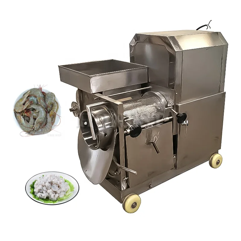 Large Capacity Fish Meat Picker / Electric Fish Deboner / Fish Meat Bone Separator