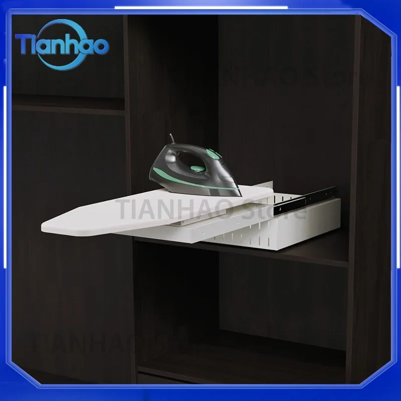 Foldable Hidden Type Ironing Board for Wardrobe Ironing Household Cloakroom Use