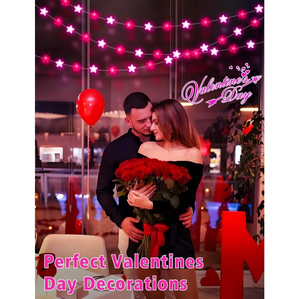 Smart Star Fairy Lights 33Ft 66LED, App & Remote Control, Music Sync, 16M Colors, Waterproof for Bedroom, Party, Christmas view 3