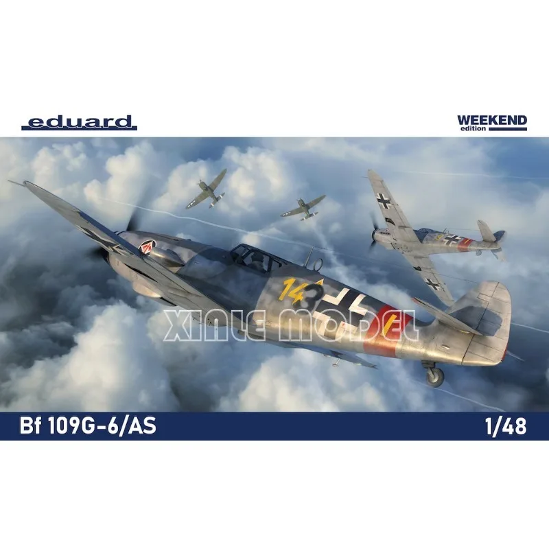 

Набор пластиковых сборных моделей самолетов Eduard 84169 Bf 109G-6/AS 1/48