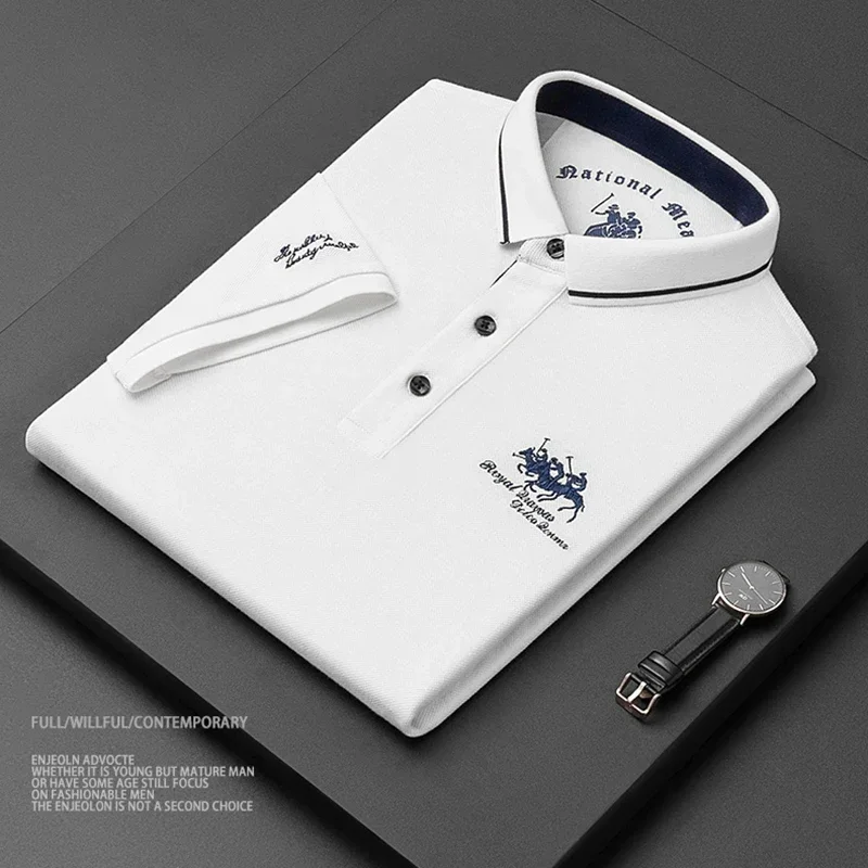 NONE 2024 Polo Shirt Embroidered Cotton Short Sleeve 5