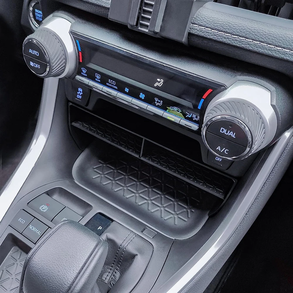 SixthSmoy Car Interior Accessories For Toyota RAV4 2019-2022 2023 2024 Center Console Organizer, Armrest Insert Tray Storage Box