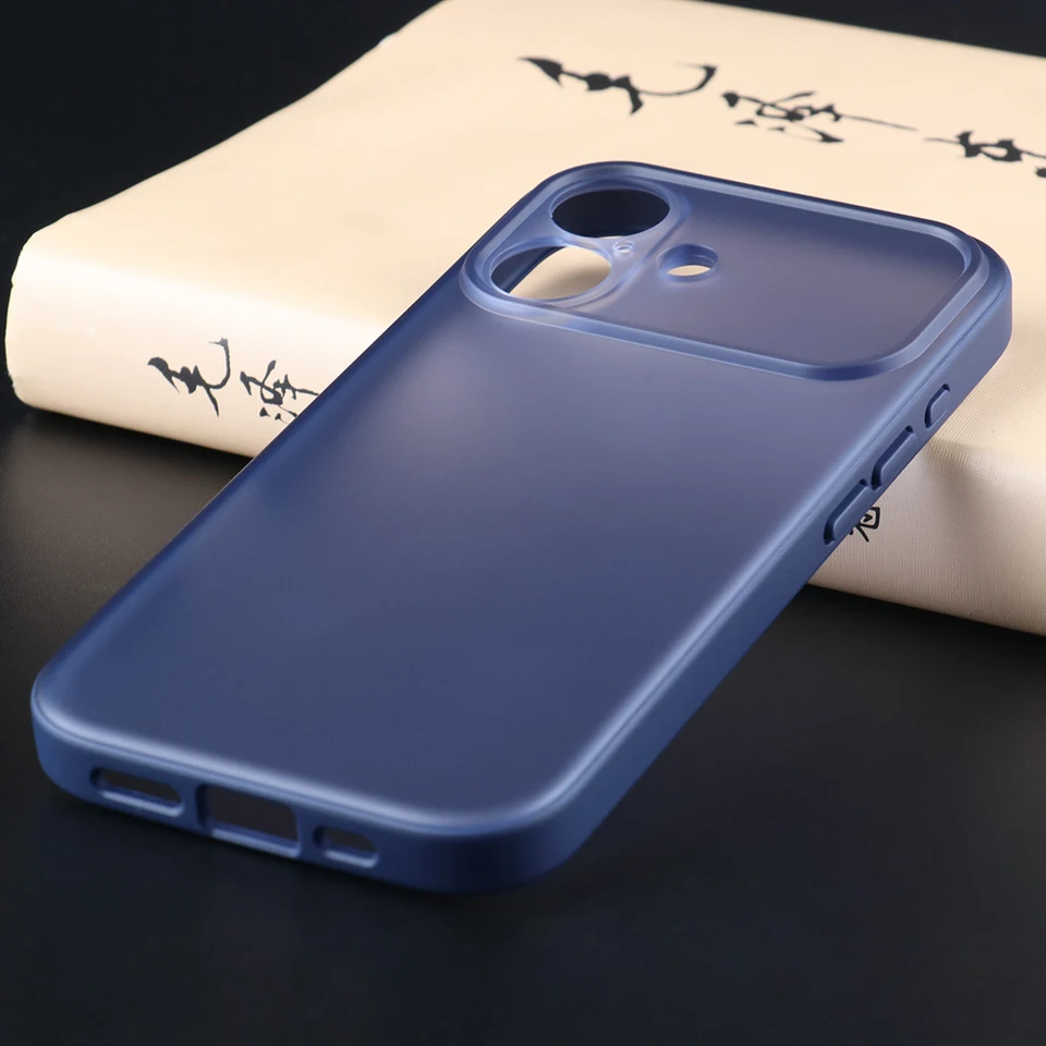 Funda para iPhone 17 con acabado esmerilado, protección de lente de cámara, carga inalámbrica Magsafe, cubierta trasera magnética de PC resistente a caídas 5