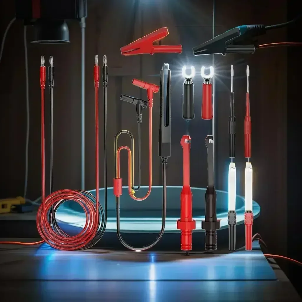 

Мультиметр, тестовые щупы для проколов с заостренными наконечниками из нержавеющей стали, 4-миллиметровый разъем типа «банан» для автомобильных электрических испытаний