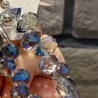 

1 Piece Hand-beaded Wrist Chain Mobile Phone Lanyard High-end Luxury Short Water Drop Crystal Hanging Chain Hand-held Pendant