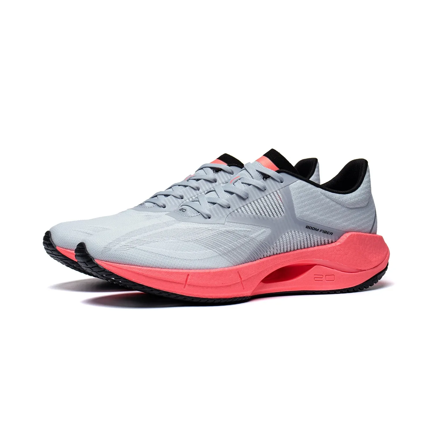 Li-Ning Men SUPER LIGHT 20 Running Shoes BOOM Cushion Anti-Slip Breathable LiNing Support Sneakers Wearable Sport Shoes ARBT001