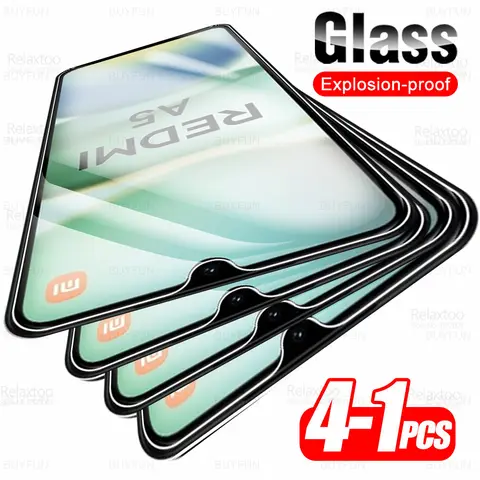 1-4Pcs Full Cover Tempered Glass For Xiaomi Redmi A5 4G Redmy A 5 5A RedmiA5 6.88inch Global Armor Phone Screen Protector Film
