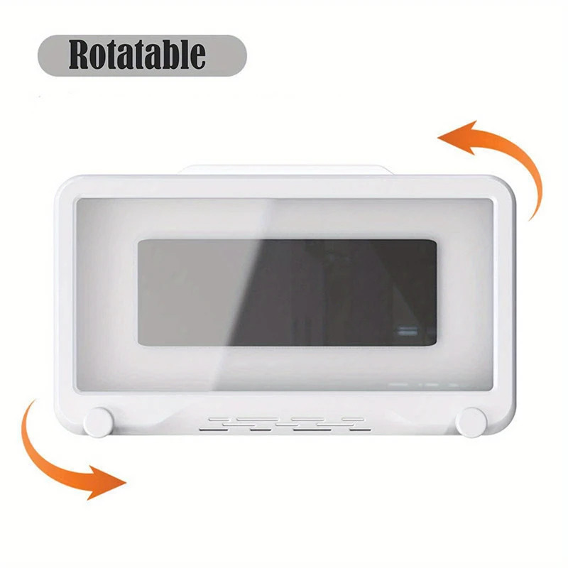 Waterproof Phone Holder Bathroom Home Wall for IPhone Stand Case Self-adhesive Touch Screen Phone Shell Shower Sealing Storage