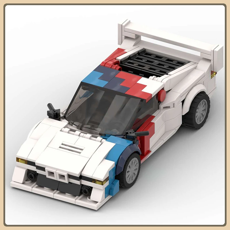 

MOC-93180 Строительные блоки Автомобиль Классическая модель спортивного автомобиля Гоночный M1 Креативный подарок Набор строительных блоков-головоломки серии Speed