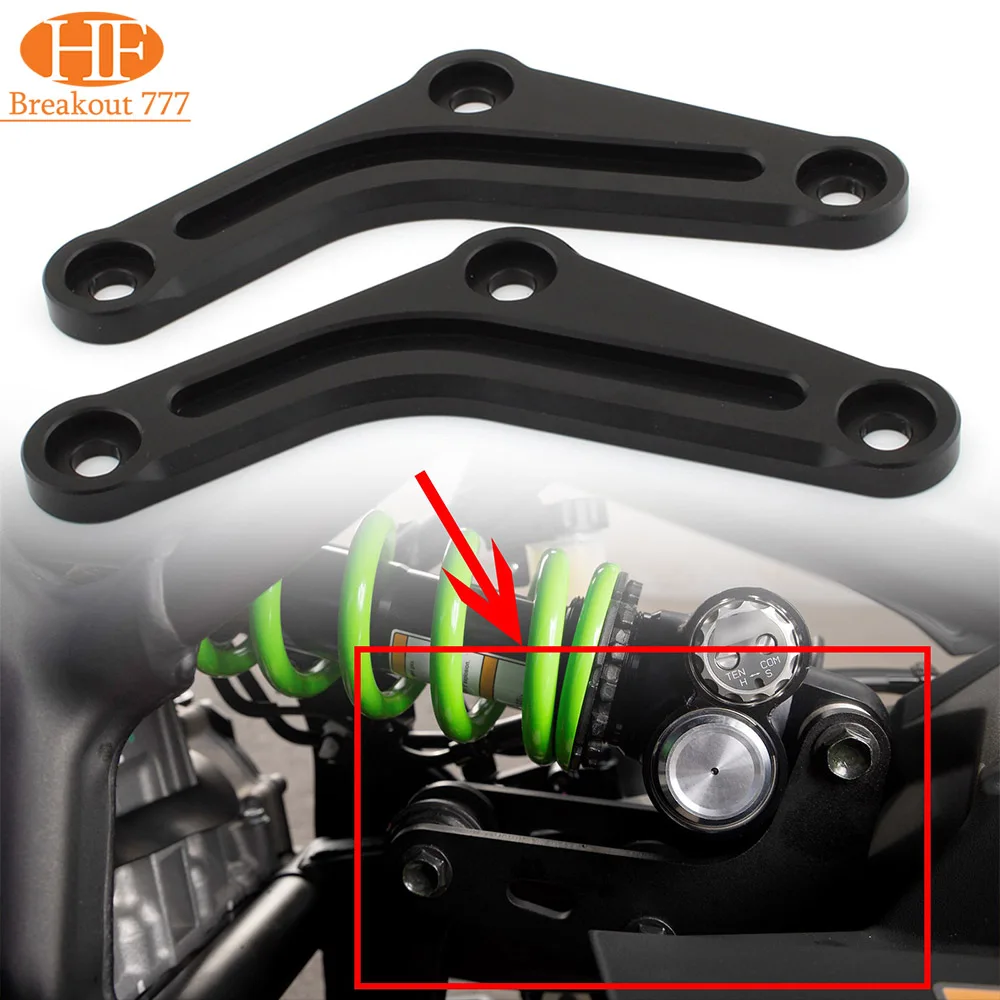 

Motorcycle Accessories Lowering Linkage Drop Link Kit Dog Bones Suspension Linkage For kawasaki Ninja ZX-25R 2022-2024