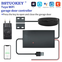 Tuya Garage Door Controller Smart Home WIFI Door Opener Automatic work with Alexa google home Voice Control App Remote Control