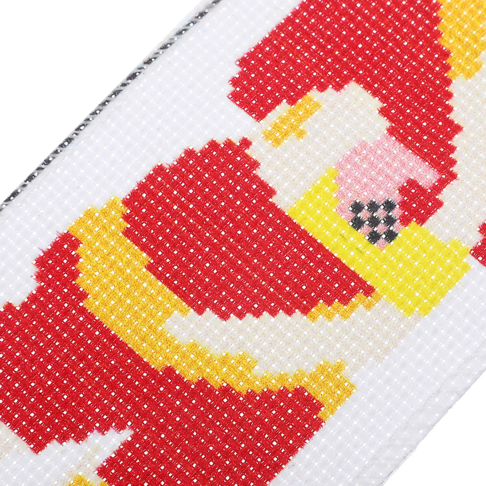 2Sets Festive Embroidery Bookmark Kit Cross Stitch Materials Set for Adults Kids Simple Embroidering Fun Time Passer Craft