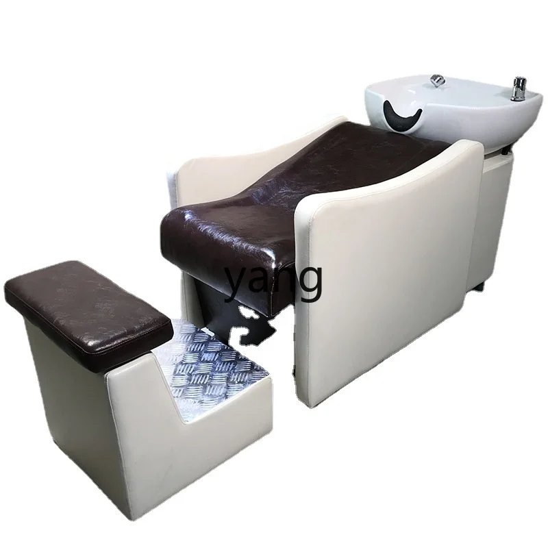 

CX Simple Ceramic Shampoo Chair Hair Saloon Dedicated Lying Completely Flushing Bed