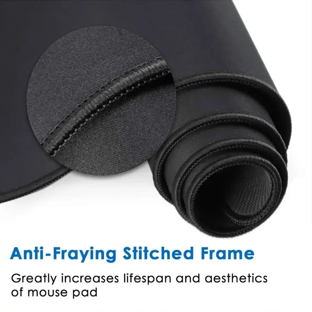 All Black Mouse Pad Square Desk Mat Gaming Accessories Mousepad 40x45 40x90CM Computer Desks Table Cushion Office Carpet Playmat
