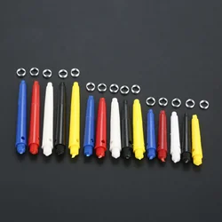 50pcs 27mm/35mm/45mm/48mm Nylon Darts Shaft 4.5mm Screw Thread Dart Stem And 50pcs Stainless Steel O Ring Dart Shaft Replacement