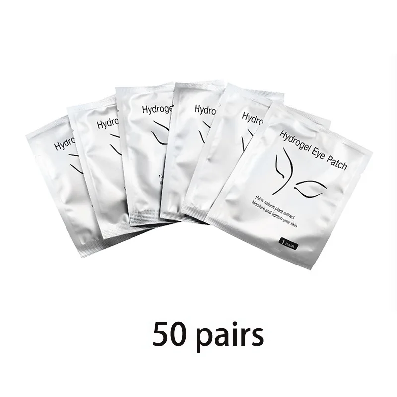 50Pairs/Lots Eye Patches Eyelash Extension Under Eye Pads Hydrogel Patches For Extension Eye Pads For Eyelash Extension Makeup