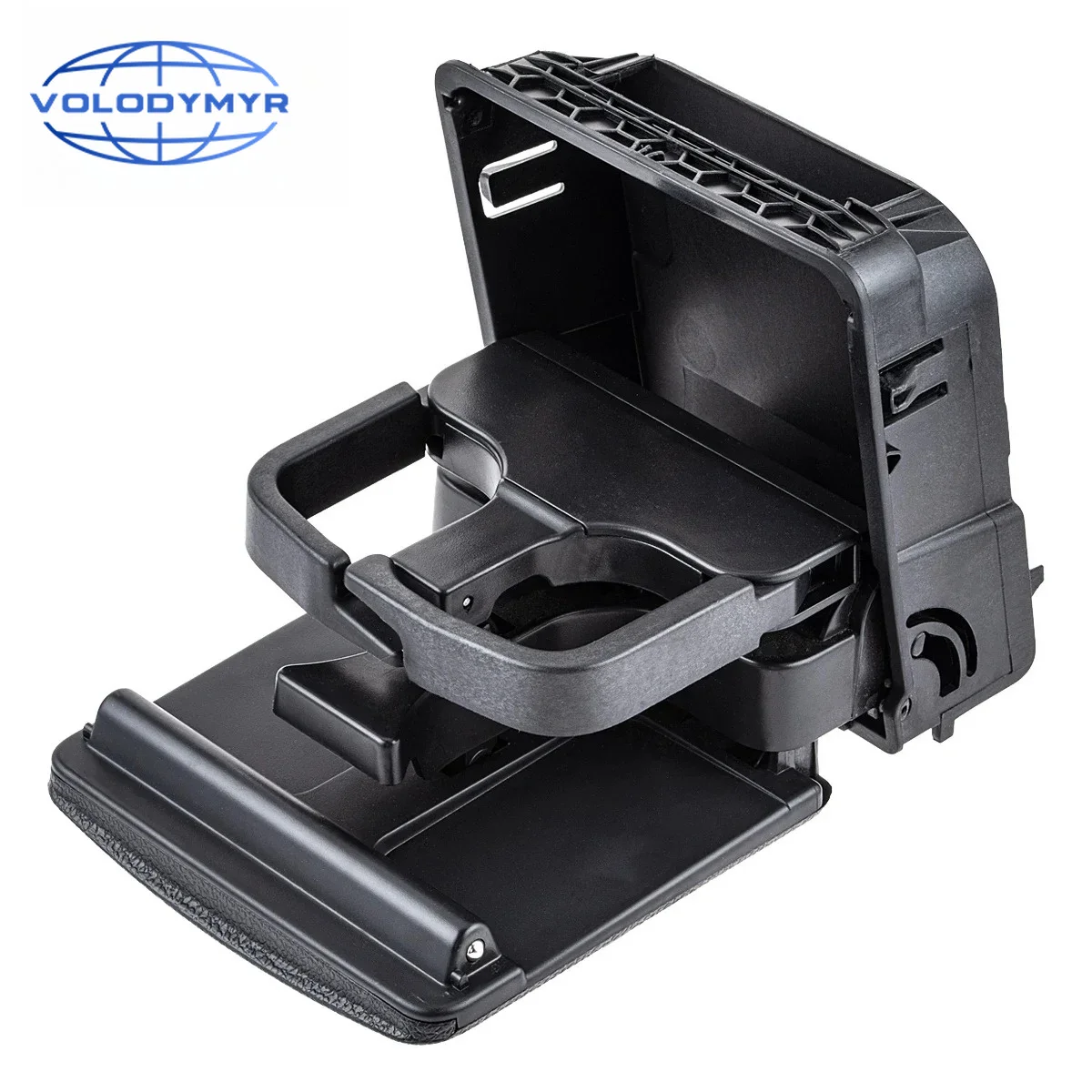 Rear Black Console Cup Holder 1K0862532F,1K0862532G9B9 For VW Golf GTI R32 Rabbit 2.0L 2.5L 3.0L 2006-2014 1K0862532D