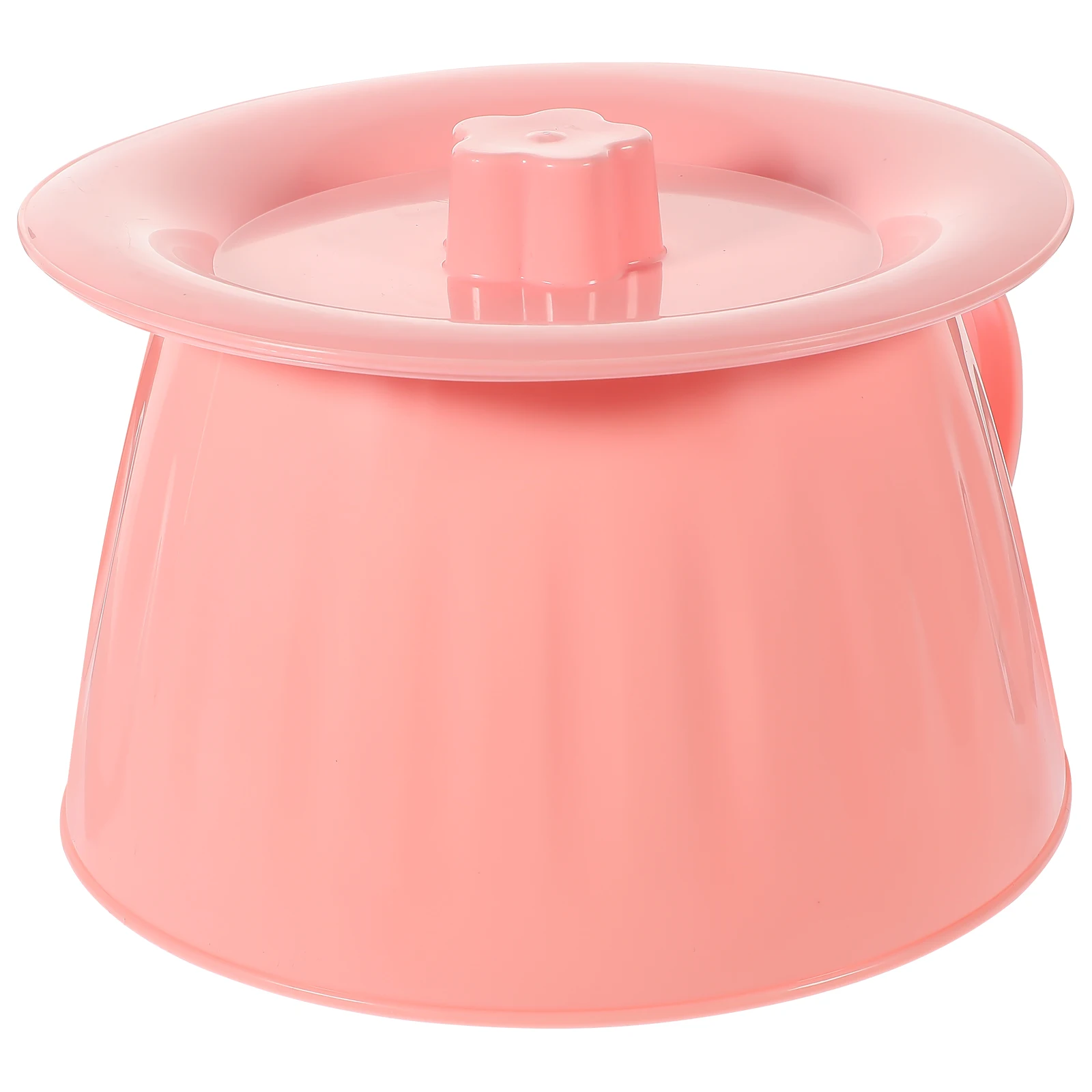 

Durable Plastic Spittoon Portable Chamber Pot Lightweight Urine Pot Bedside Urinal Potty Stable Flat Base for Elderly Night Use