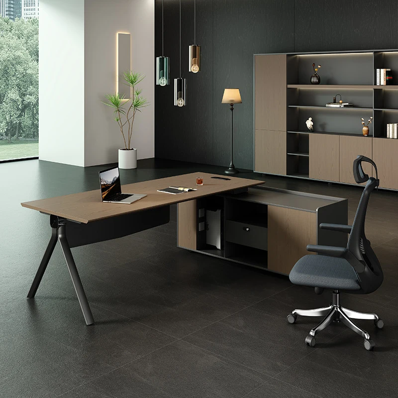 Simple Stylish And Chair, Modern Manager , Contemporary Supervisor , Small Office Desk