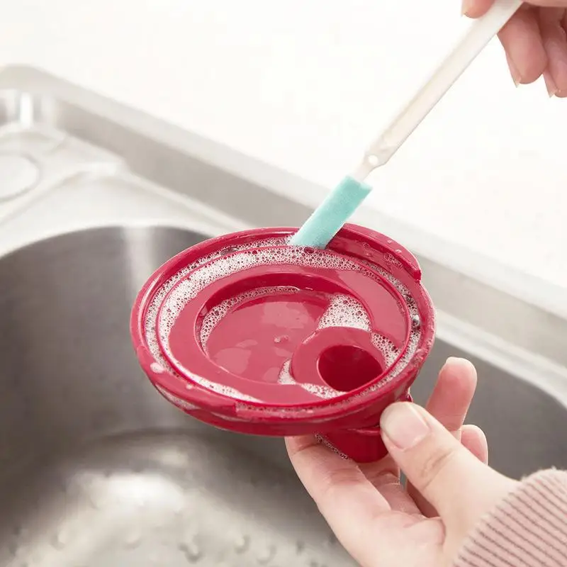 3/8Pcs Stain Remover Bottle Gap Cleaning Brush Multifunctional Tiny Crevice Cleaner for Kitchen Utensil Crevices