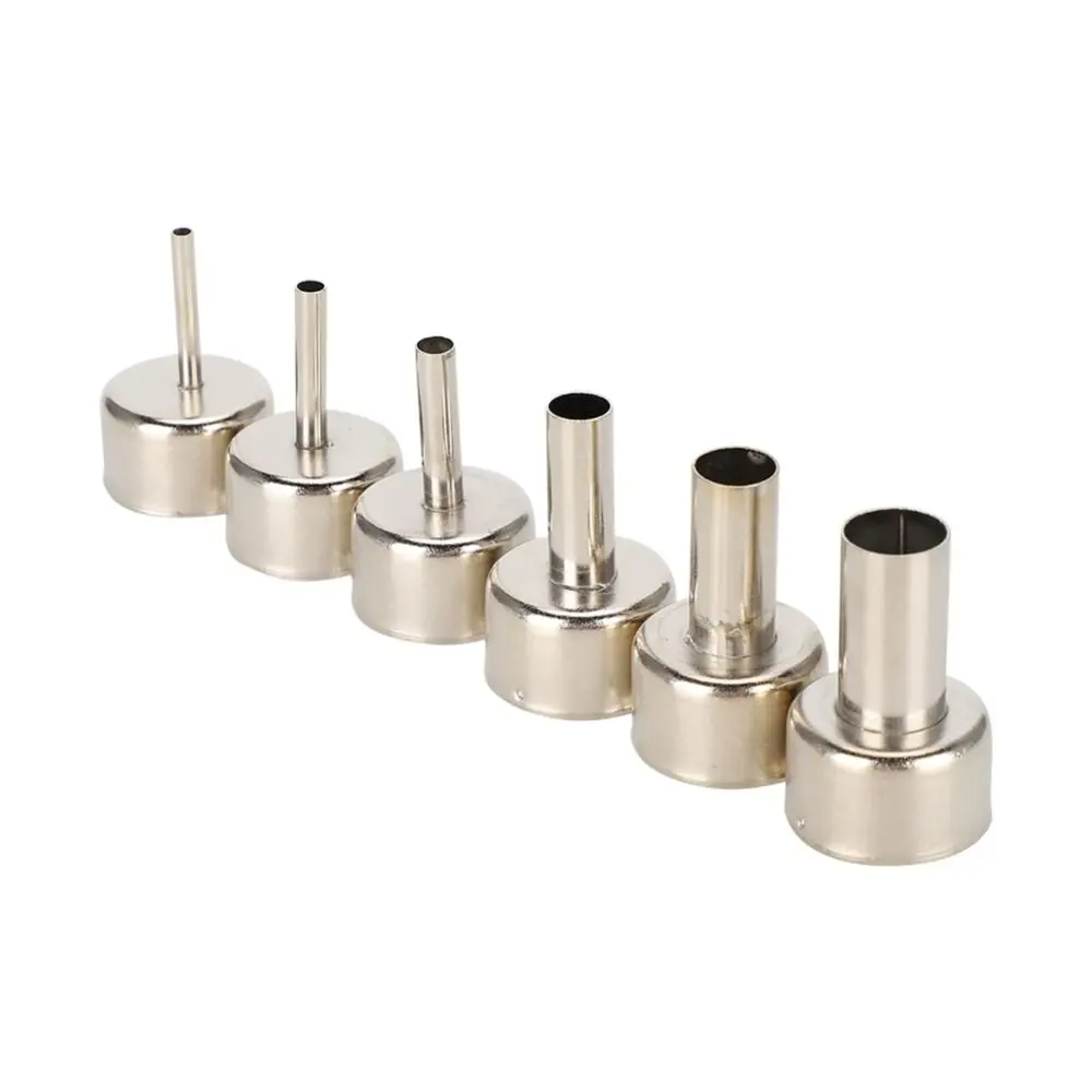 3/4/5/8/10/12mm 858D Heißluft Rework Station Düse Hohe Temperatur Runde Düse Form für SMD Rework Station Zubehör