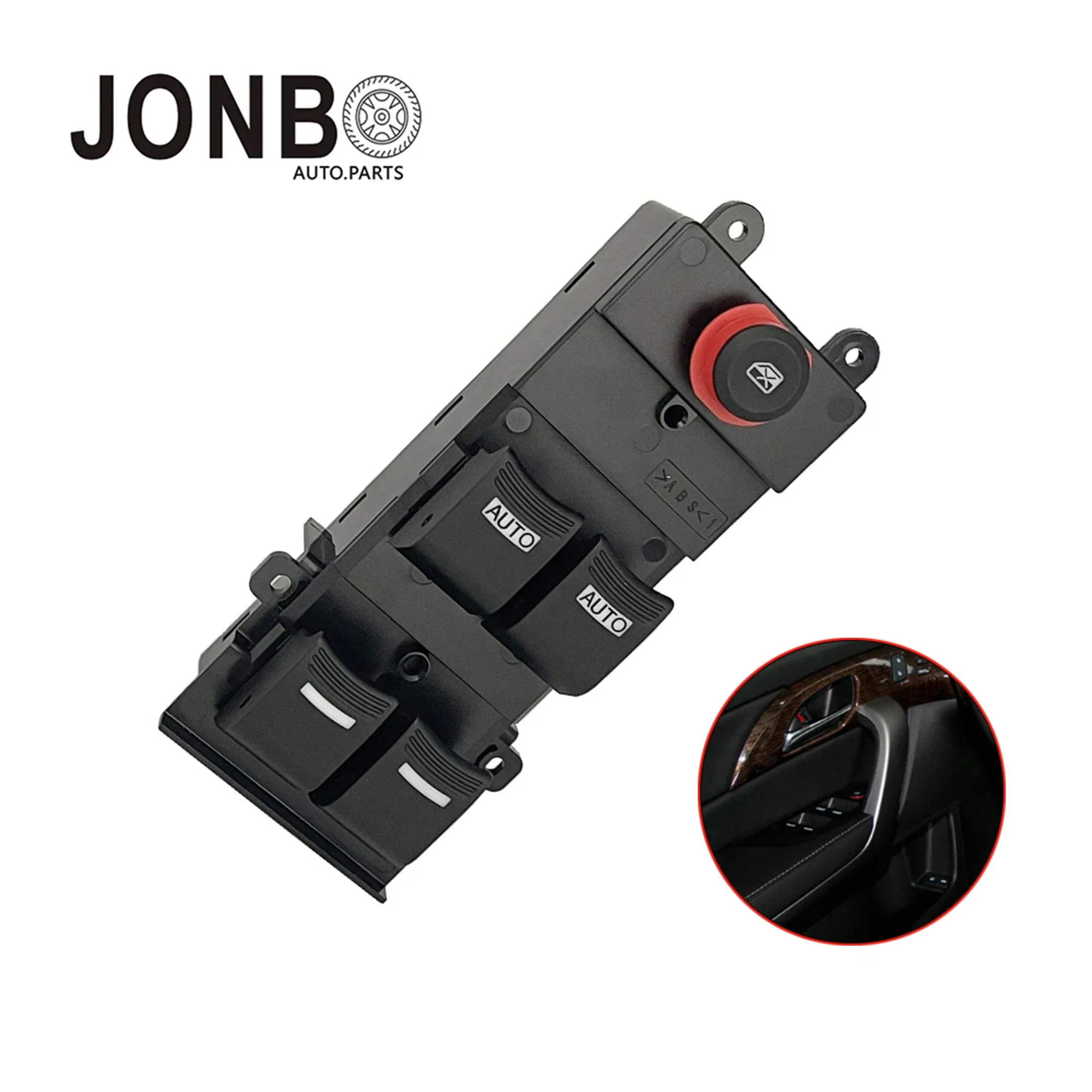 JONBO 35750-STX-A01ZA Car Left Front LHD Window Power Regulator Control Switch