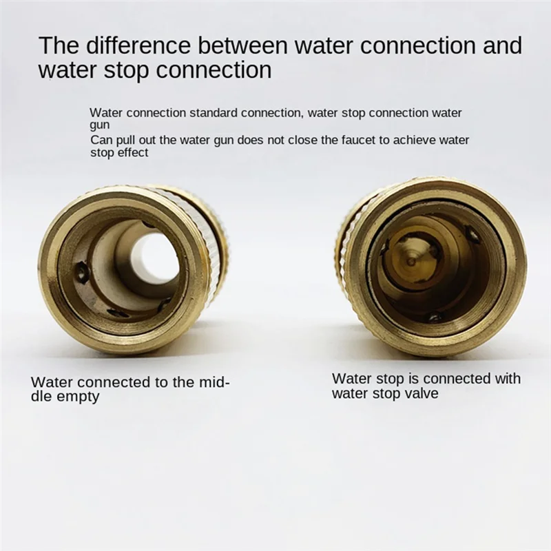 Water Connection 4-Point Quick Connector Car Wash Water 1/2 Water Pipe Connectorab13