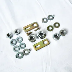 Screw Nuts for Electric Bicycle, Hub Motor Installation Holder, Axis Shaft Fixing Gasket, Scooter Accessories, M12, M14, M16