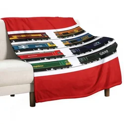 class 66 locomotive collection Throw Blanket Heavy Blankets For Bed Weighted Blankets