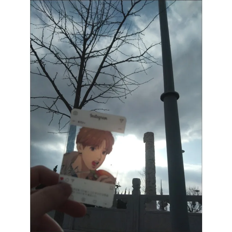 8Pcs/Pack Anime Korean Manga Figure Cartoon Photo Pvc Transparent Card Photograph Prop Gift