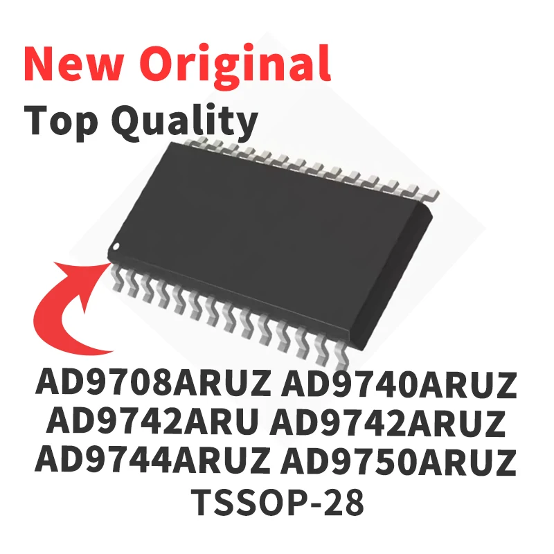 1 PCS AD9708ARUZ AD9740ARUZ AD9742ARU AD9742ARUZ AD9744ARUZ AD9750ARUZ TSSOP-28 New Original Chip IC