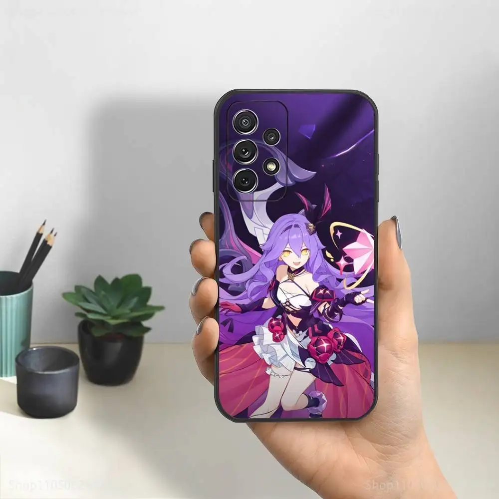 Capa de telefone Game H-Honkai I-Impact-3rd para Samsung S25, S24, S23, S22, S21, S20, S10, Ultra, Plus, Lite, FE, capa preta de silicone macio