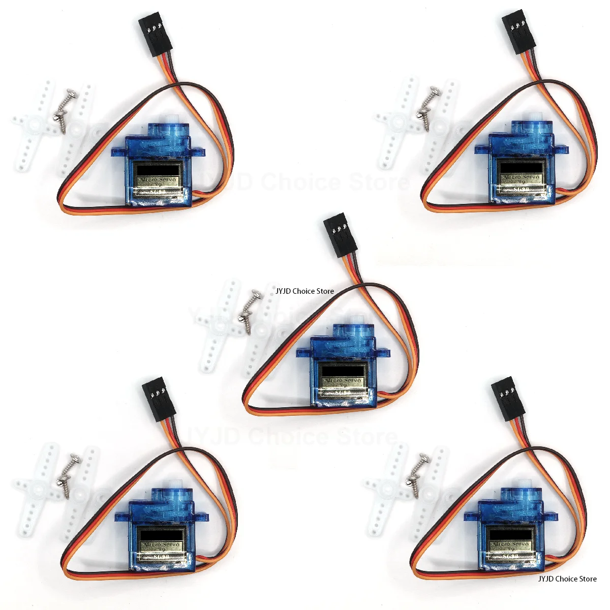 5pcs SG90 9G Micro Servo Motor For Robot 6CH RC 250 450 Helicopter Airplane Glider mini Car