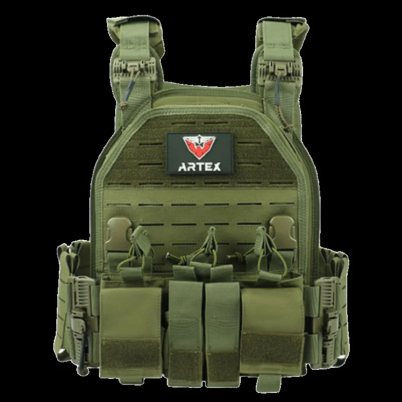 

New Arrival Light Weight Tactico Latest Loadout Quick Release Tactical Vest Plate Carrier 1000D Multicam