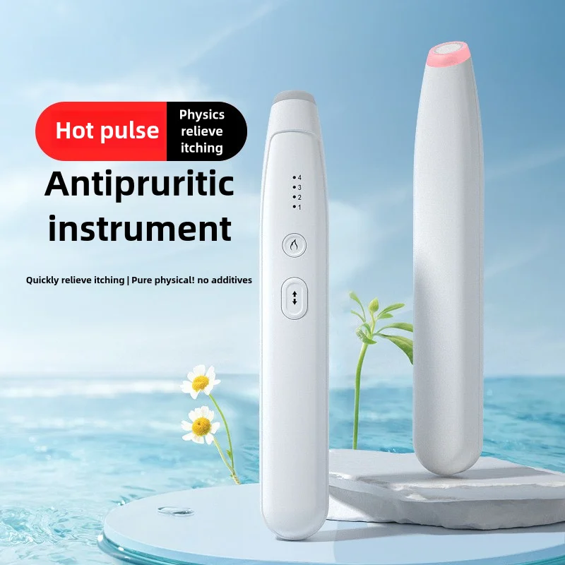휴대용 모기 곤충 물린 가려움증 펜 완화 천연 버그 물린 가려움증 완화 펜 성인 어린이를위한 충전식 가려움증 펜