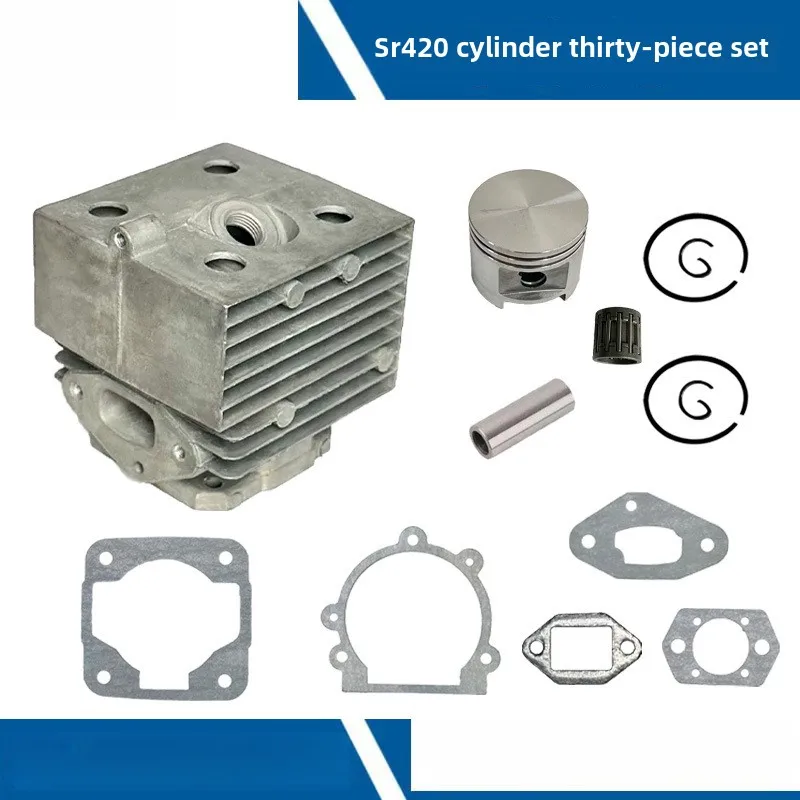 46mm Cylinder Piston Kit Fit for Stihl Br420 Br400 Br380 Sr420 Sr400 BR Sr 420 400 4203 020 1201 41030201201 Leaf Blower Parts