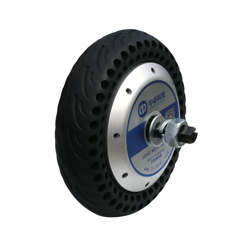 10inch 48V 800W 60N.m 150RPM 300kg Load Gearless Brushless Permanent Magnet Dc Servo In Wheel Hub Motor