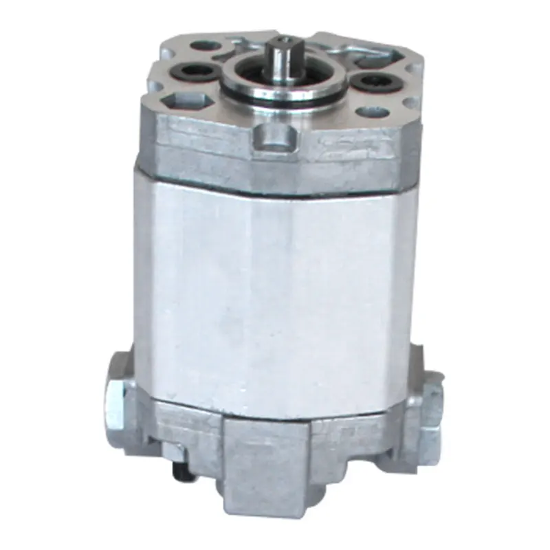 Double Rotary Hydraulic Gear Pump with Oval Mounting Rectangle Spline for Construction Machine Gear Oil Pump