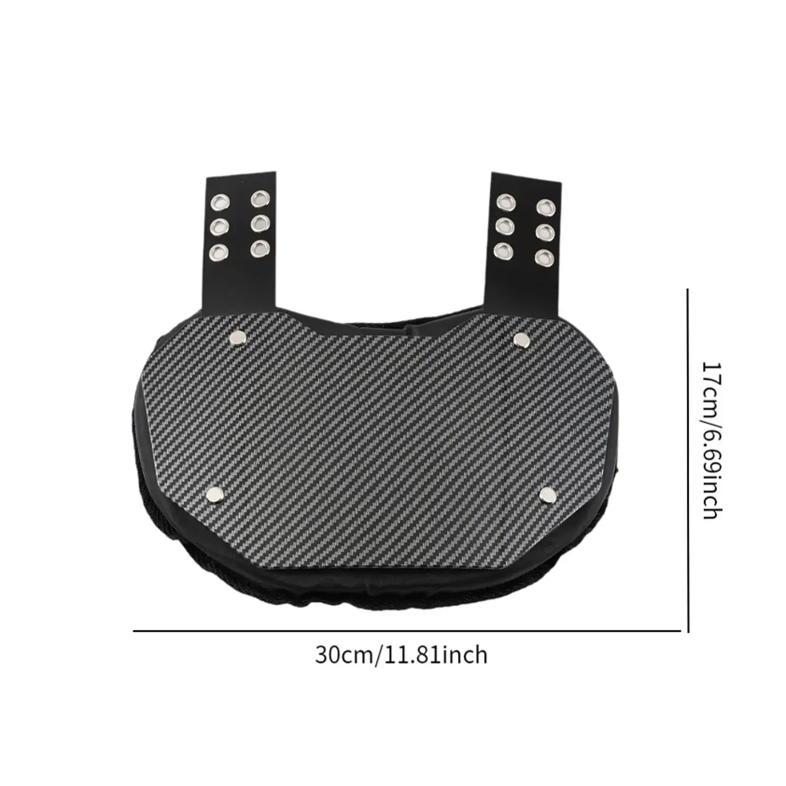 Football Back Plate Professional Soccer Back Protector Reusable Sports Equipment Training Accessories for Men Women view 2