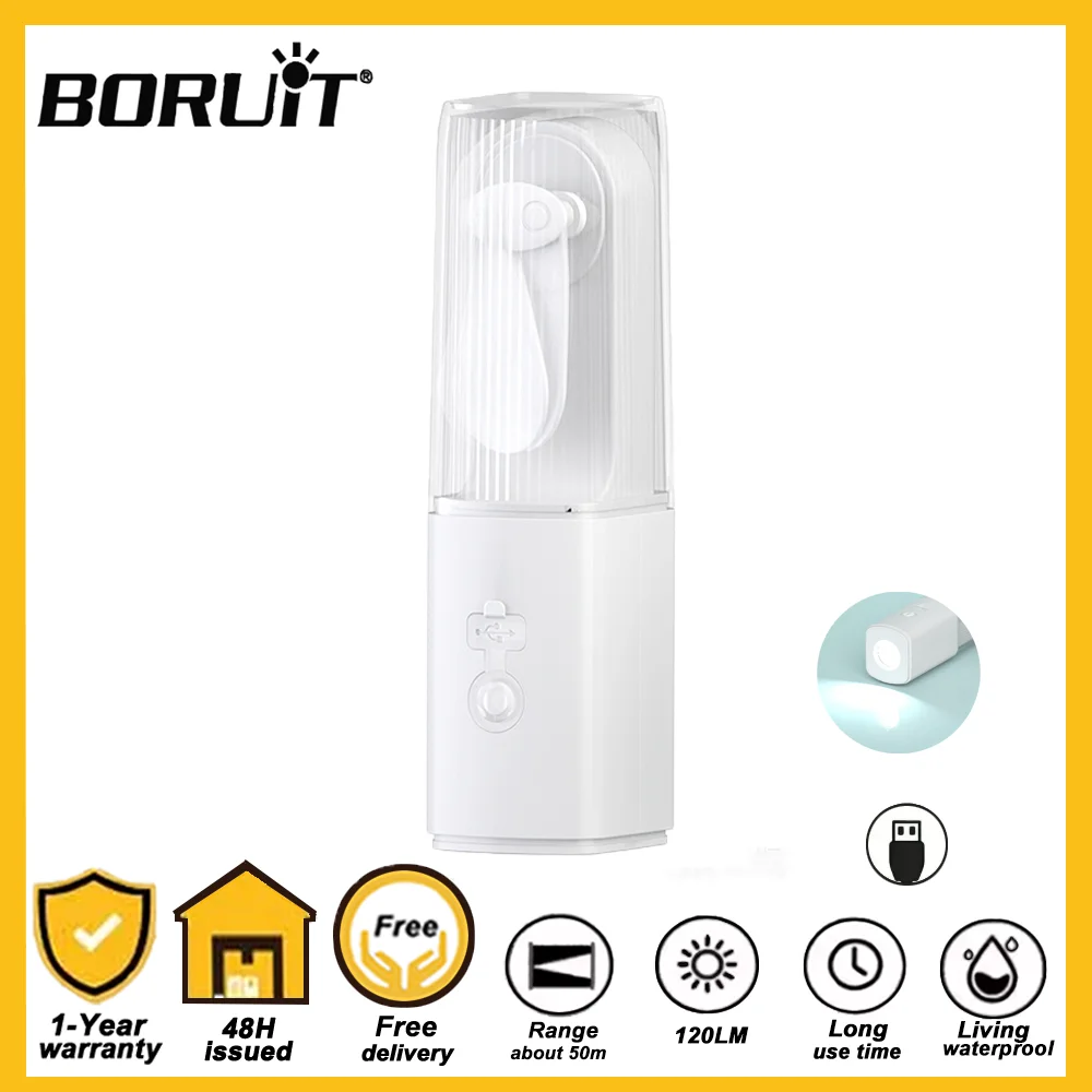 Portable Handheld Fan 2 IN 1 Mini Hand Fan Battery Operated type-C Rechargeable Personal Foldable Fan Small Pocket Fans Travel