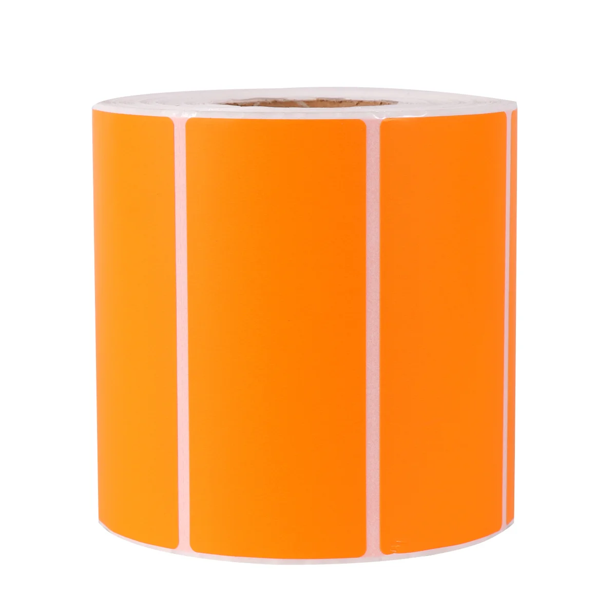 1000pcs Orange Round Adhesive Labels 95X40Mm For Office School Home Organization Marking Paper Label Sticker Folder Tag