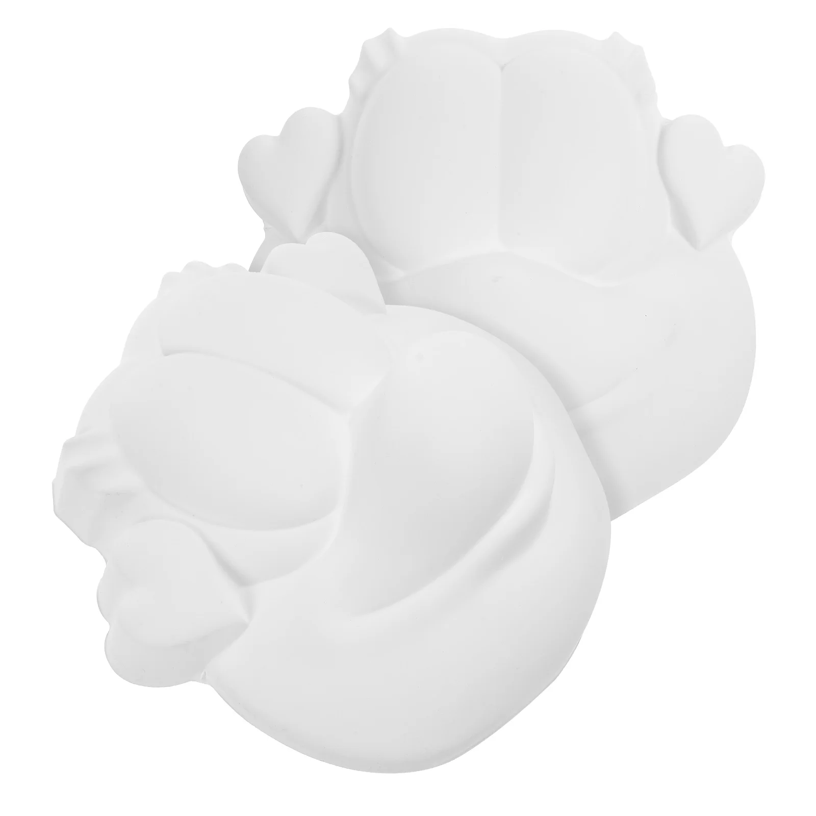 

2pcs Frog White Embryo Mask Children DIY PVC Kids Cosplay Blank Plain Paintable Masks for Party Supplies Lightweight Easy