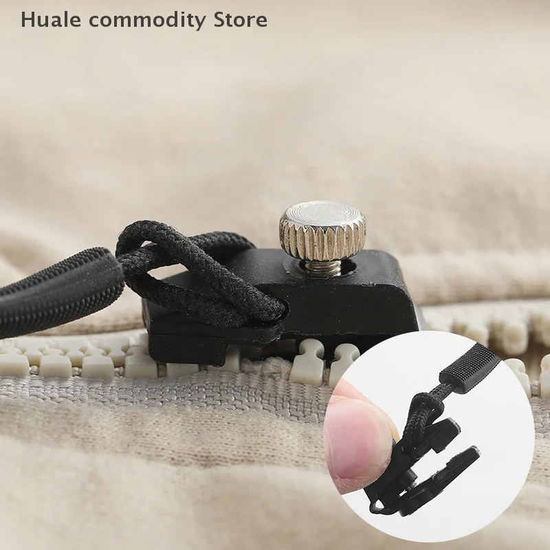 6pcs Zipper Repair Kit Universal Instant Zipper Repair Replacement Sliding Teeth Rescue Zipper Head For 3 Different Size
