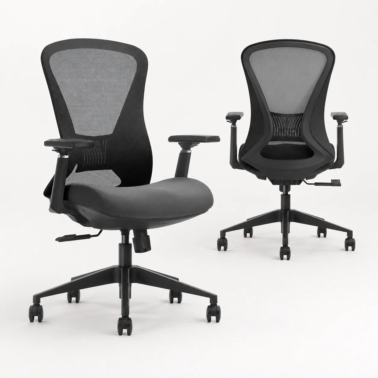For Ergonomic Office Chair Adjustable Lumbar Support Mesh Back Nylon Executive Computer Chair Commercial Office Workshop