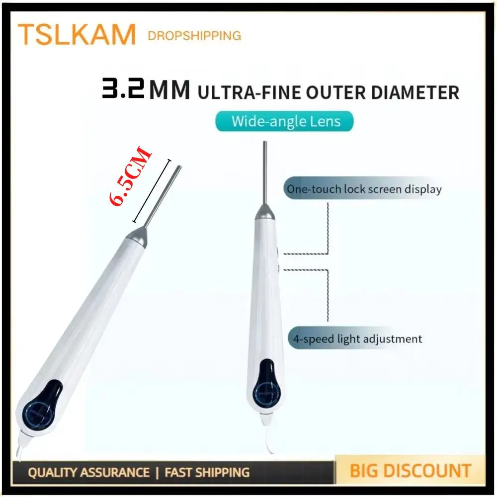 

HD 1080P USB otoscope camera without screen,3.2mm can be used with a 10.1 inch M10 screen or PC,USB port