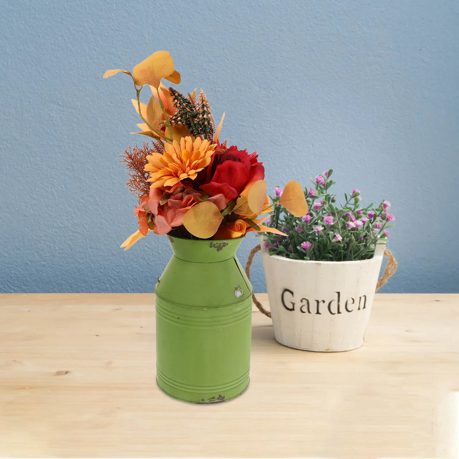 

1Pcs Autumn Bouquet Imitation Flower 44cm Non-Woven Fabric Realistic Decor for Indoor Outdoor Party Festive Atmosphere