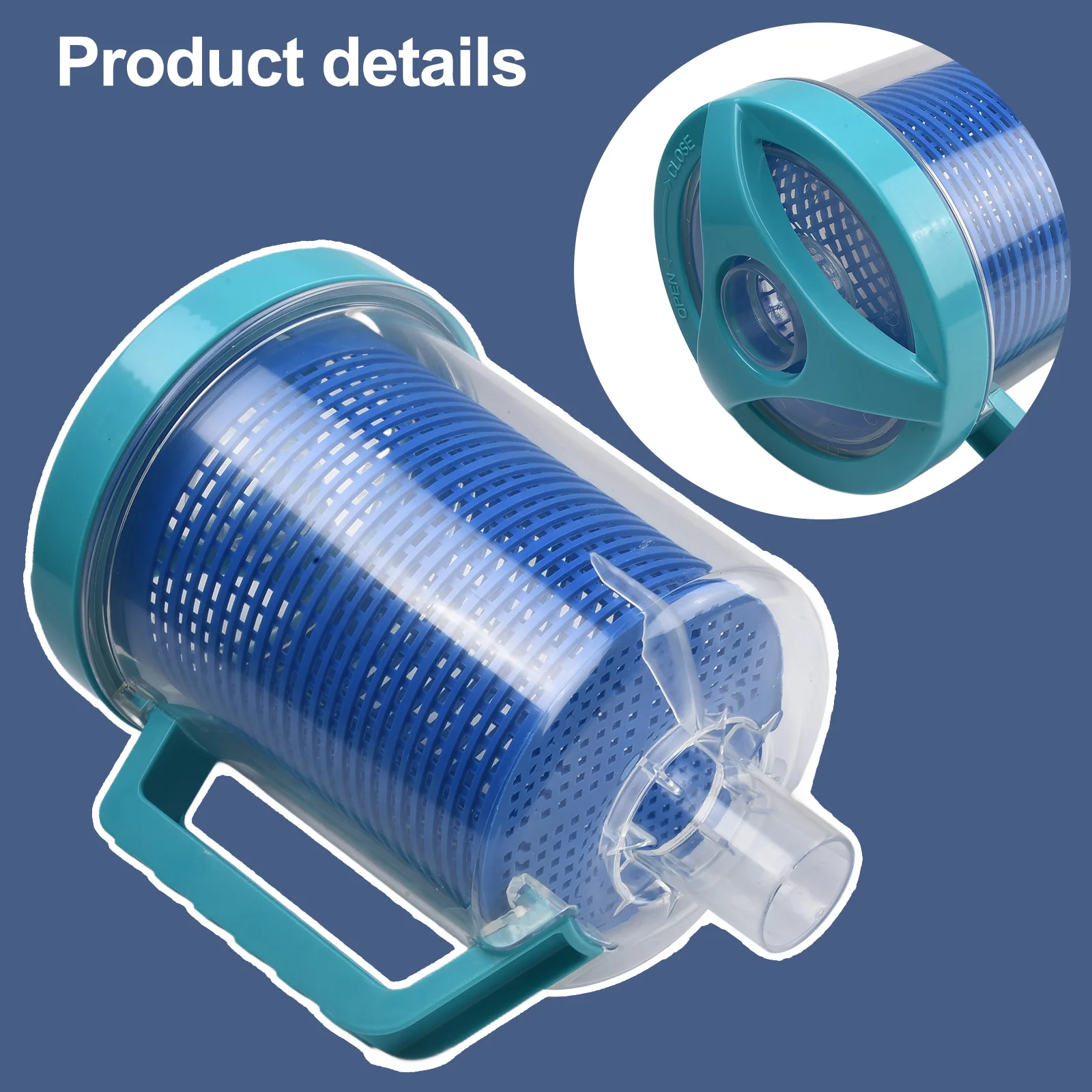 Filters Leaf Trap Clean Leaf Jar For Zodiac W26705 Leaf Can Collector Easy open Lid For Uninterrupted Water Flow
