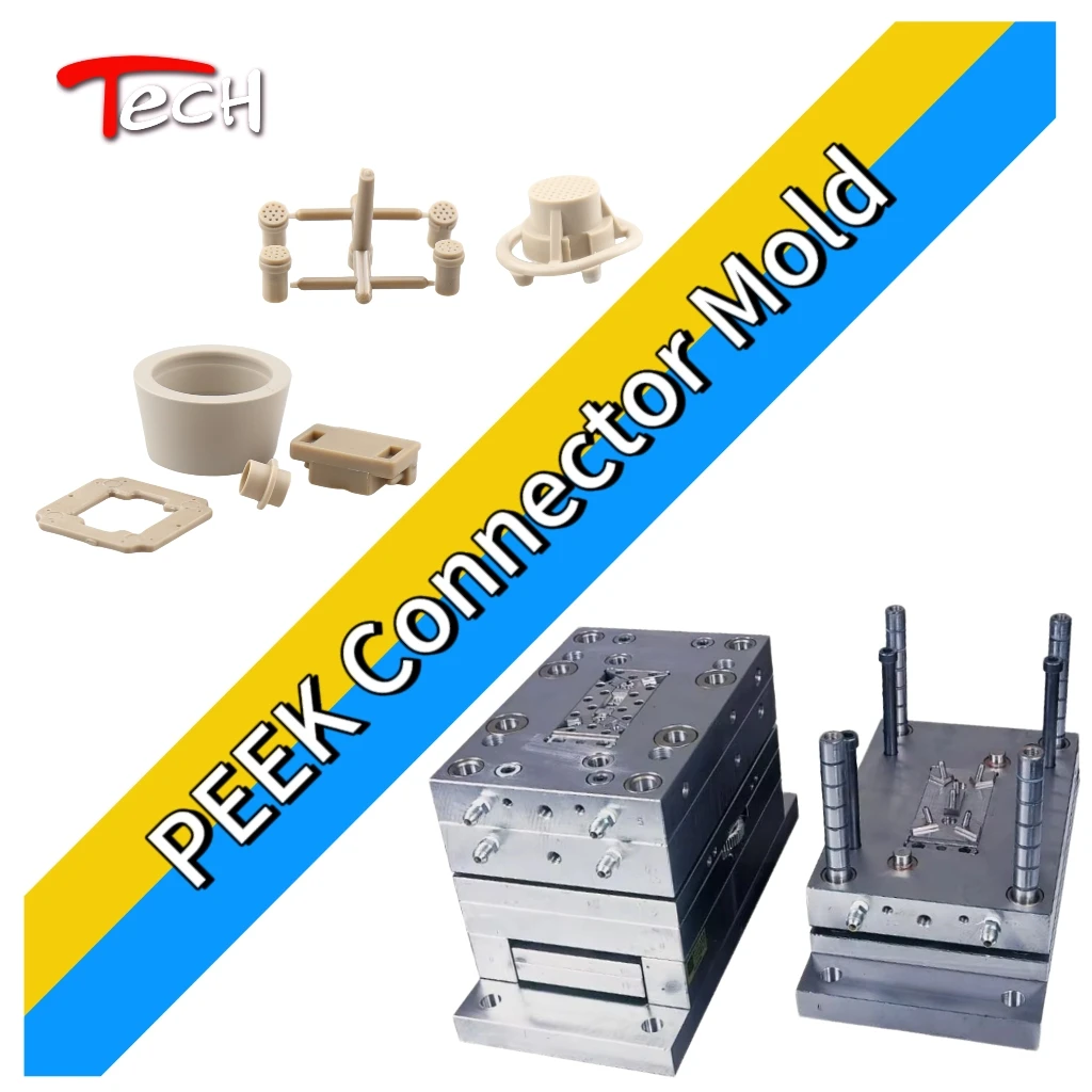 High Precision PEEKMold Manufacturer for Consumer Electronics Competitive Price Plastic Parts TECHMOULD Brand ISO9001
